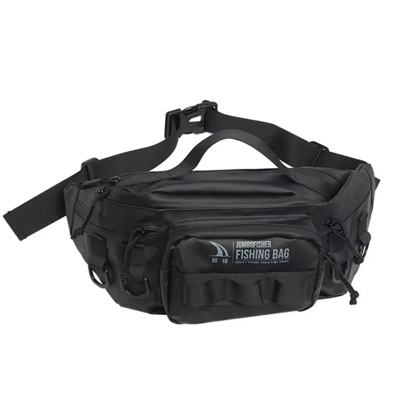 Bolsa de pesca, equipamento de pesca, mochila, caixa de equipamento de pesca tática leve, bolsa multifuncional, bolsa de pesca ao ar livre
