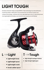 2023 daiwa ninja lt carretel de pesca 1000-6000 carretilhas de pesca 5kg/10kg/12kg potência 5.3:1/6.2:1 carretéis de fiação de água do mar