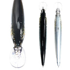 B & u flutuante minnow iscas de pesca de água salgada corrico crankbait iscas duras wobblers artificial truta isca para robalo