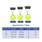 Borracha Oval Stopper Pesca Float, Silicon Space Bean Sea Carp, Fly Pesca Bobber, preto, 10, 20 Grupo Set, 60 pcs, 120pcs