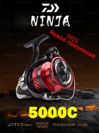 2023 daiwa ninja lt carretel de pesca 1000-6000 carretilhas de pesca 5kg/10kg/12kg potência 5.3:1/6.2:1 carretéis de fiação de água do mar