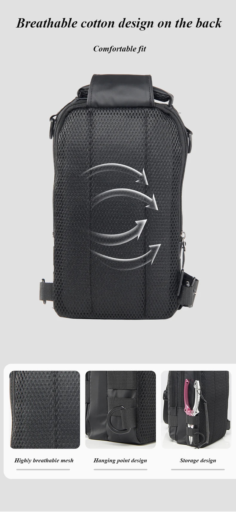 Bolsa de pesca, equipamento de pesca, mochila, caixa de equipamento de pesca tática leve, bolsa multifuncional, bolsa de pesca ao ar livre
