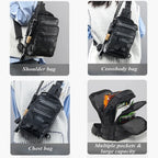 Bolsa de pesca, equipamento de pesca, mochila, caixa de equipamento de pesca tática leve, bolsa multifuncional, bolsa de pesca ao ar livre