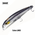 Kingdom sp sombra iscas de pesca 6.5g 9g 14g 14.2g pendurado minnow wobbler manivela iscas artificial mar baixo pique equipamento de pesca