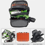 Bolsa de pesca, equipamento de pesca, mochila, caixa de equipamento de pesca tática leve, bolsa multifuncional, bolsa de pesca ao ar livre