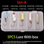 5 pçs/lote wobbler iscas 3g/10g/15g metal vib isca de pesca conjunto afundando metal duro vib mar iscas de pesca artificial isca de pesca